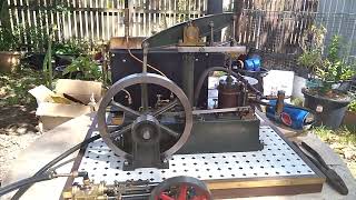 Steaming a Stuart Beam Engine and 504 Boiler