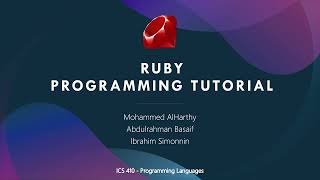 Ruby Programming Language Tutorial