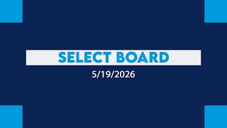 Medfield Select Board Meeting Re-upload (05-19-2026)