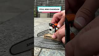 Mini STIHL Chainsaw Running | Powerful Mini Chainsaw Demo #Shorts
