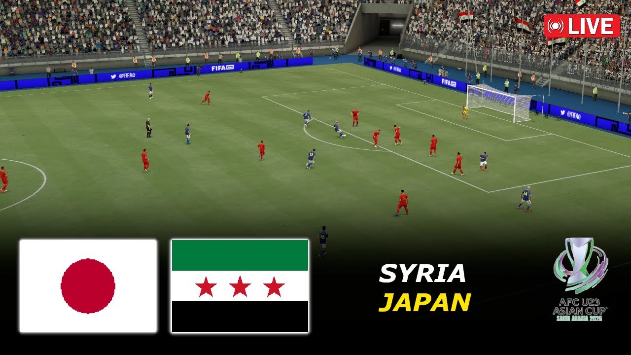 🔴Japan vs Syria | AFC U23 Asian Cup 2025 | eFootball PES 21 Simulation