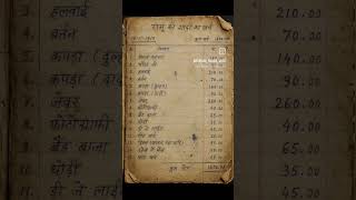 1910 में शादी का खर्चा #रामू की शादी#