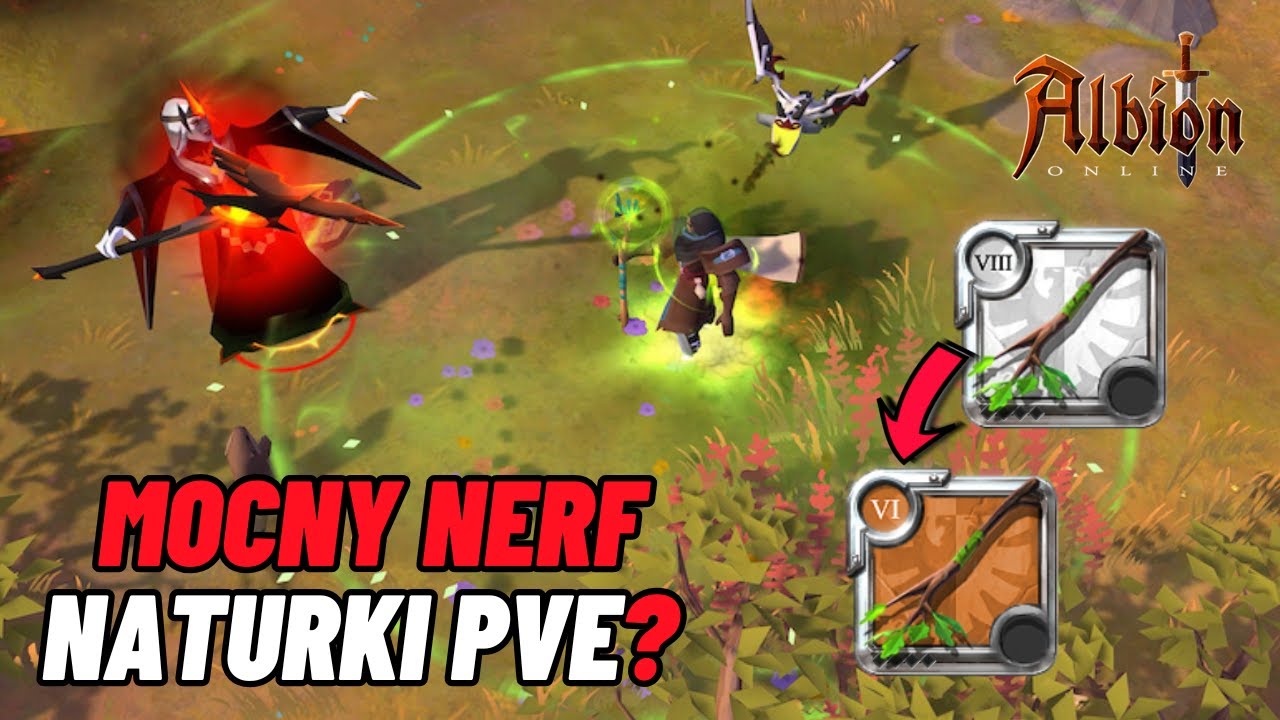 Jak mocny nerf dostała Naturka na PvE? - Albion Online - Od 0 do Europejczyka 