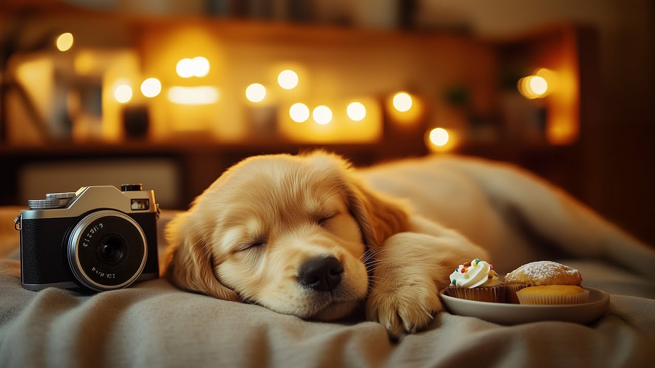 12 Hours of Calming Music for Dogs 🐶🌈 Separation Anxiety Relief Music 🎵 Dog Sleep Music 💖 No Ads