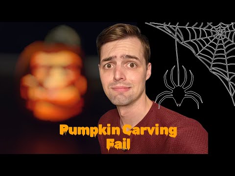 Nick Smith Carves Frankenstein Pumpkin