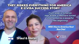 They Risked Everything for America 🇺🇸 | E-2 Visa Success Story