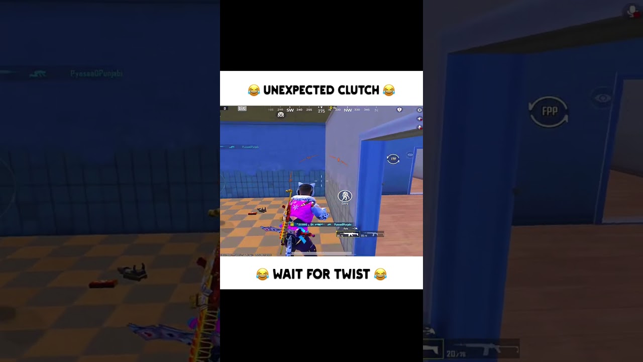 1v3 Clutch😂🔥 Wait For Twist || 