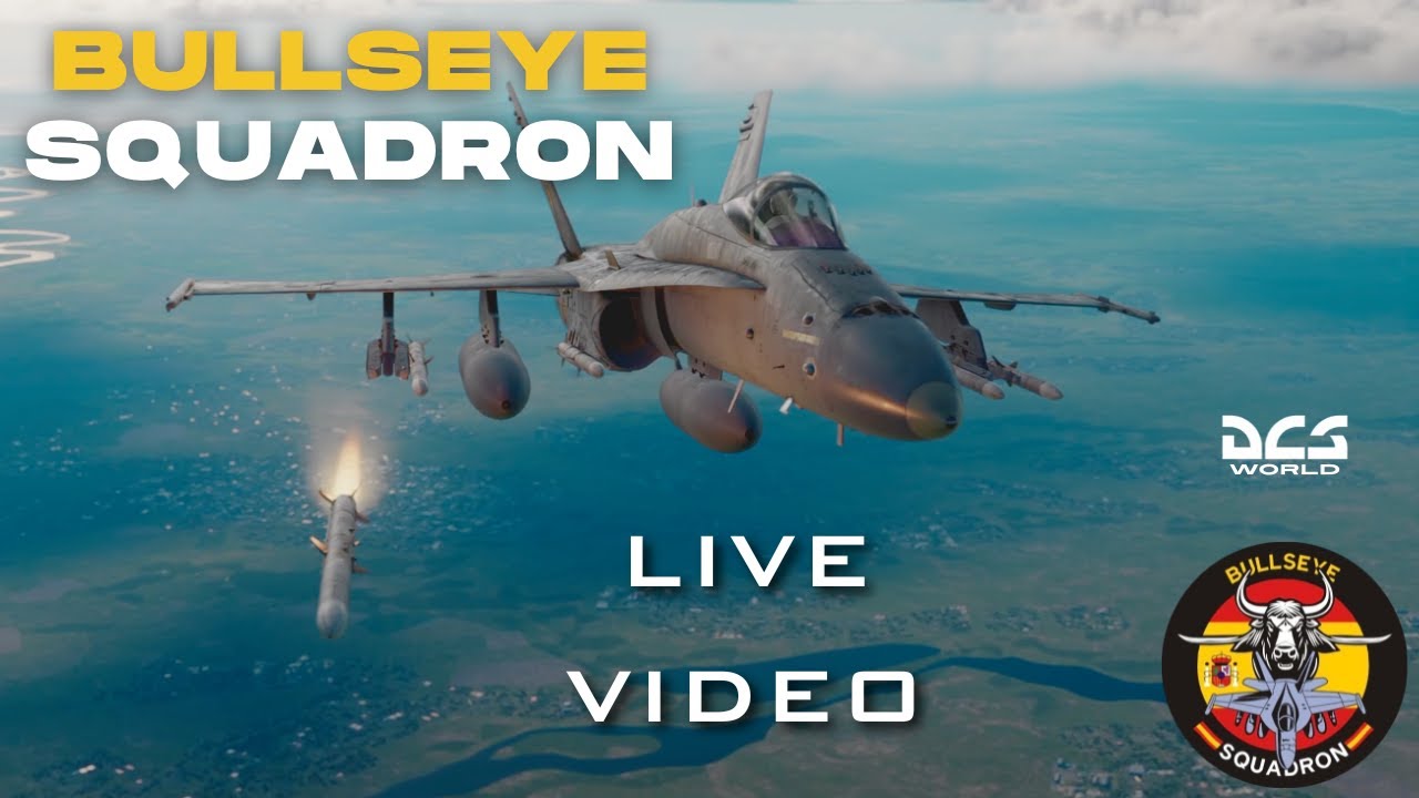 DCS Live - Bullseye Squadron. F-14B Tomcat BVR work on the Range.