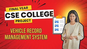 📌 Vehicle Record Management System – Final Year Project | PHP, MySQL, HTML, CSS | Live Demo Included