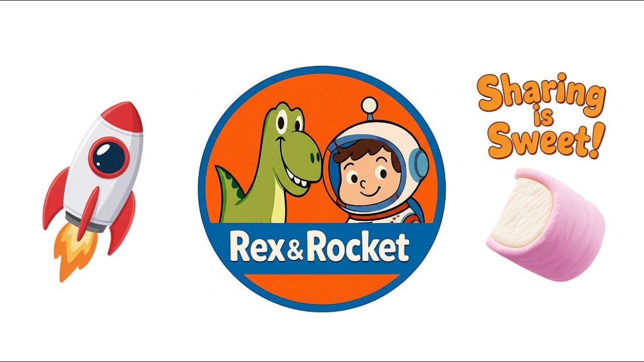 Rex & Rocket's GIANT Space Treat! 🍬 A Kids Book About Sharing 