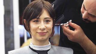 Stunning Short Pixie Haircut | Professional Layered Haircut Makeover