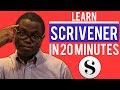 Learn Scrivener in 20 Minutes