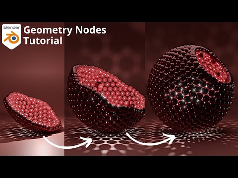 Blender 3.0 Tutorial | Created With Geometry Nodes | Blender Nodes Animation