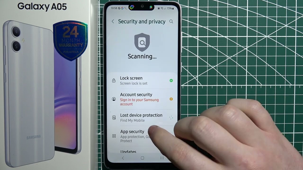 Samsung Galaxy A05: How to Disable Recomended Apps