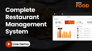 Restaurant Food Order Management System | Food Delivery App Admin Panel - Live Demo | Royo Food - 1 screenshot 4