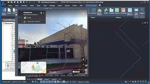 Street View on your drawing (ZWCAD) - Spatial Manager Blog