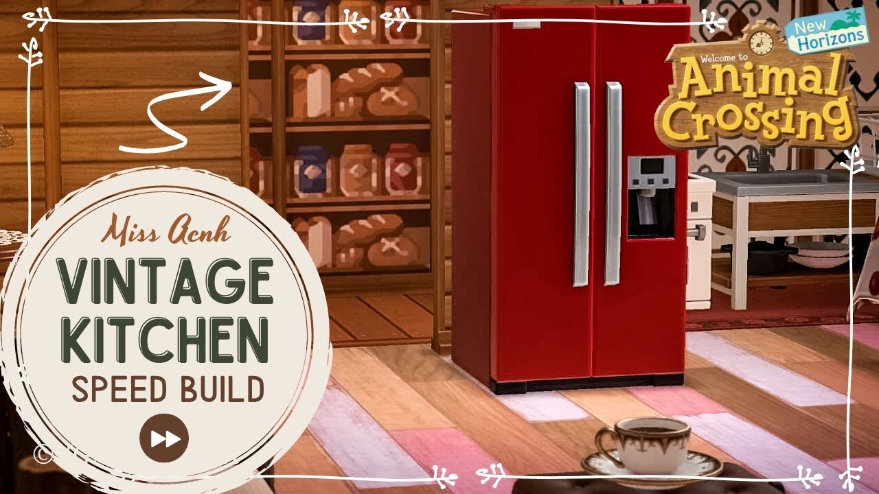 Animal Crossing New Horizons ACNH Red Kitchen Furniture Set – No0k