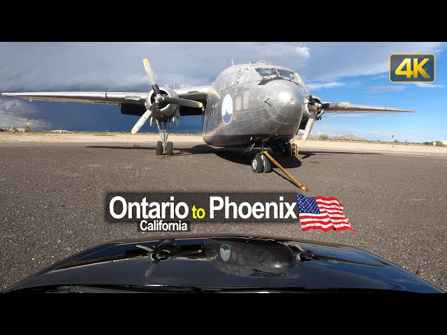 USA Road Trip - Ontario CA to Phoenix AZ in 4K