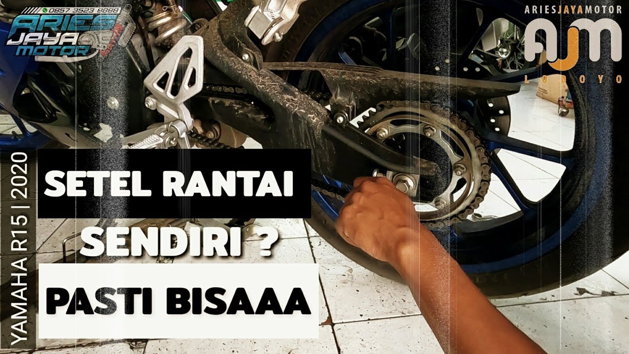 Rantai R15 CONTOH CARA SETEL RANTAI YAMAHA R 15 | 2020 - YouTube