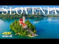 FLYING OVER SLOVENIA (4K UHD) Beautiful Nature Scenery with Relaxing Music | 4K VIDEO ULTRA HD