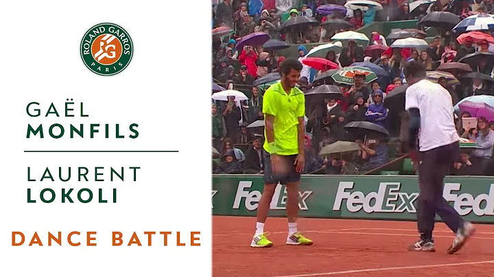 Dance Battle Between Gal Monfils and Laurent Lokol...