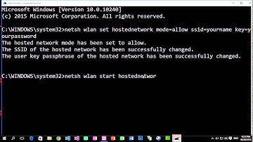 How to use wifi hotspot without any software on windows 10