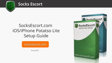 SocksEscort.com iOS/iPhone Potatso Lite Manual Setup Guide