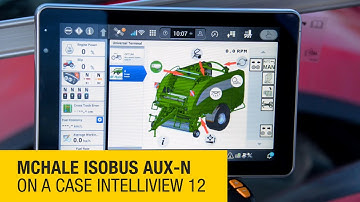 McHale ISOBUS AUX-N on a Case IntelliView 12