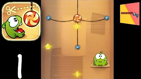 CUT THE ROPE - Gameplay Walkthrough Part 1 (iOS, Android)