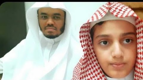 القارئ علي عبدالسلام مع د.ياسرالدوسري امام الحرم المكي