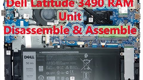 Dell Latitude 3490 RAM Disassemble & Assemble in Tamil