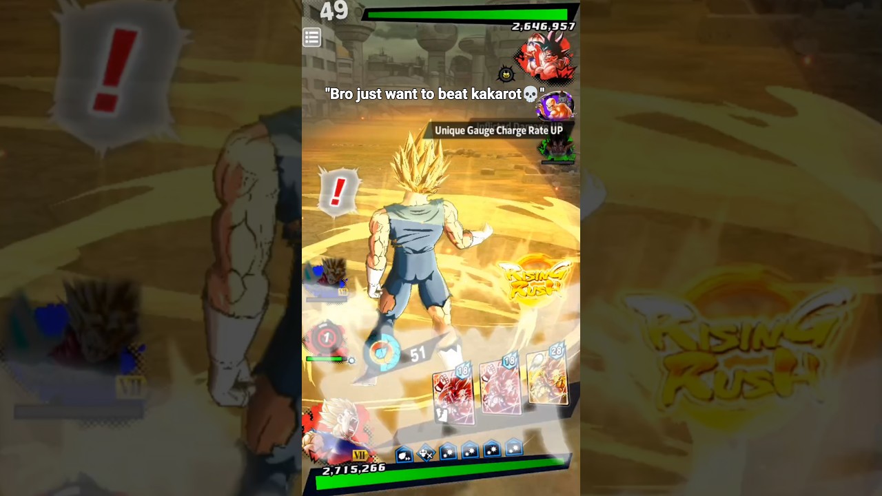 Majin Vegeta Said Not This Time Kakarot💀... 