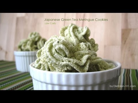 low-carb-japanese-green-tea-meringue-cookies-|-dietplan-101.com