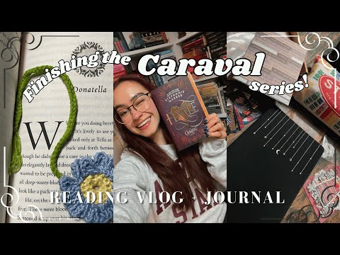 Starting the year by finishing a series! | Finale reading vlog | Crochet & bullet journal