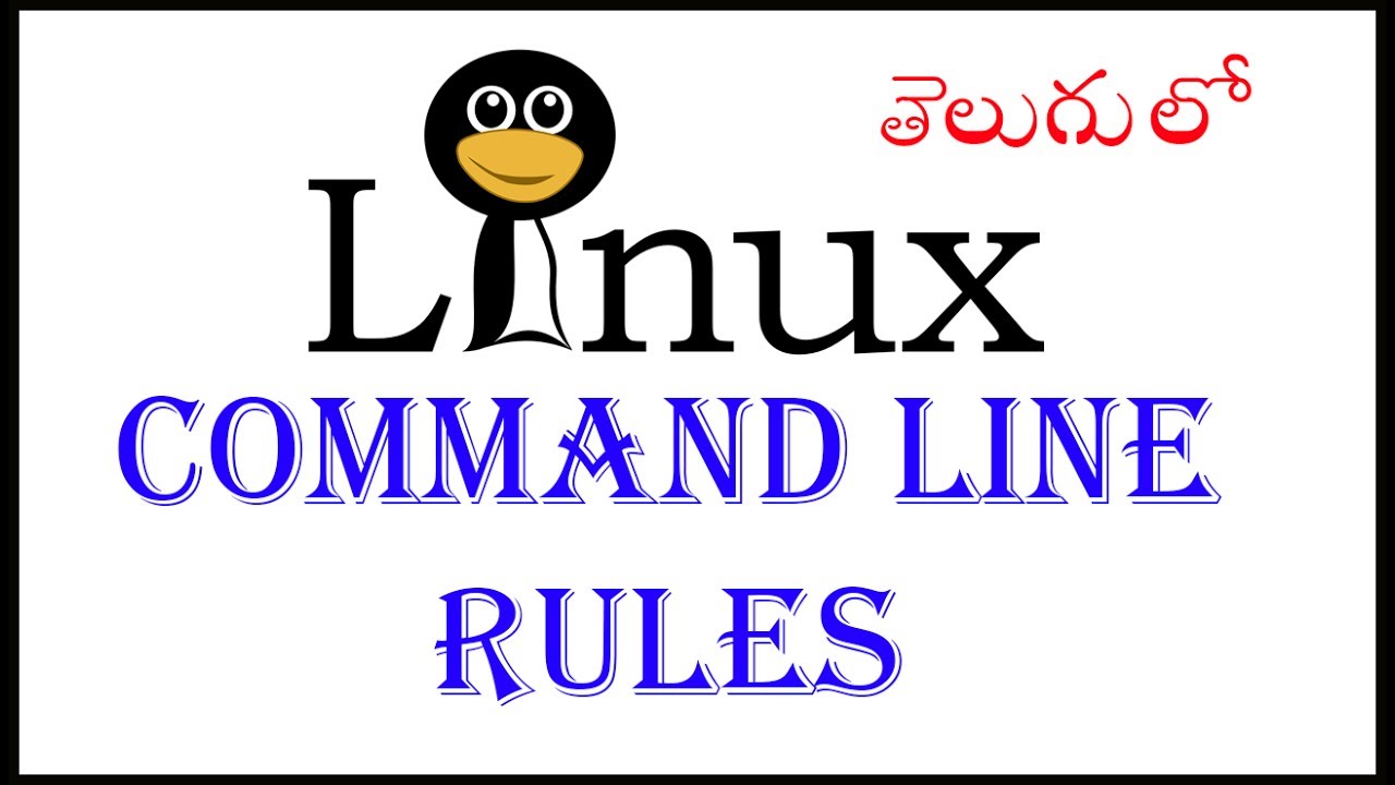 linux training in telugu Linux command line rules in telugu