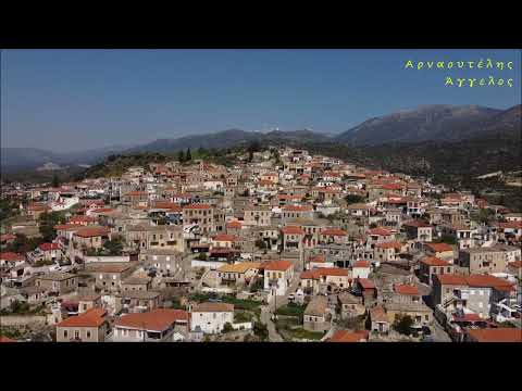 Το Γεράκι (Ν. Λακωνίας) ΑΝΩΘΕΝ - Aerial video by drones Dji