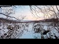 The most magical arctic circle walk  winter hiking in sweden