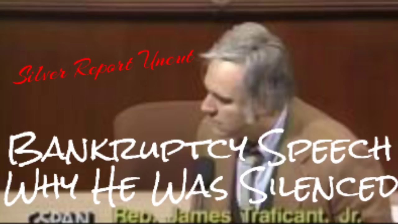 James Traficant Jr. Bankruptcy Speech! Must Hear! Emergency Banking Act Is Why He Was Silenced
