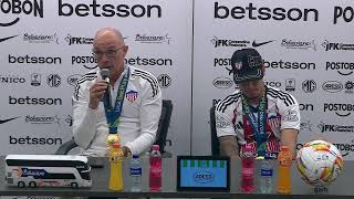 Rueda de prensa de Junior tras su partido con Nacional