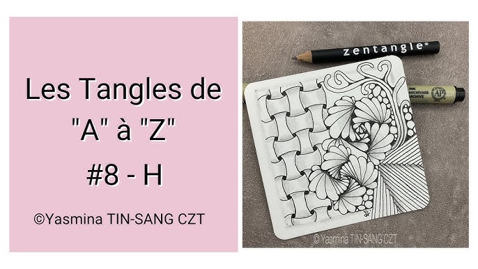 Kit Zentangle ALPHATANGLE 2024 – INSTANT CREATIF REUNION