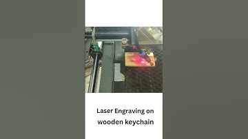 CUSTOMIZED WOODEN KEYCHAIN | LASER ENGRAVING ON WOODEN KEYCHAIN#co2lasercuttingmachine#bestservices