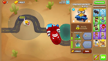 Bloons TD 6 - Advanced Challenge- Use Your Imagination, End of the Road - Hard - Reverse