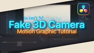 Fake 3D Camera Tutorial - DaVinci Resolve screenshot 1
