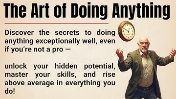 The Art of Doing Anything Exceptionally Well 🔥 | How to Master Any Skill Even If You’re Not a Pro ✅