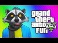 GTA 5 Online Funny Moments - The Zoo, Finding a Horse, Poop Tunnel, Crazy Taxi Driver!