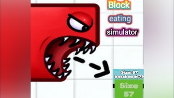 Block Eating Simulator | in roblox (dont get eaten) 🤣