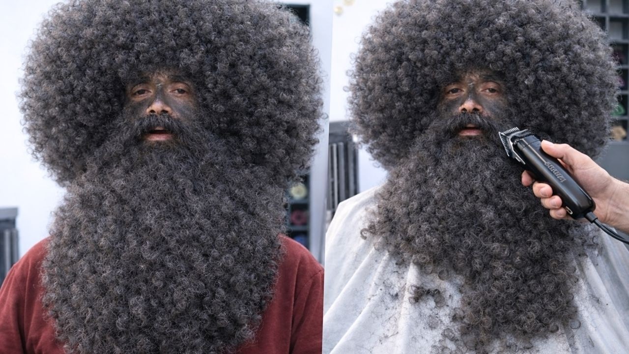 Homeless man became a model / incredible homeless transformation