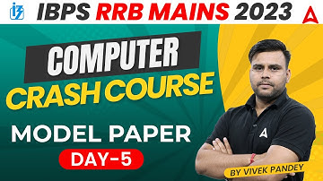 IBPS RRB 2023 | Computer Crash Course Model Paper 5 | Computer by Vivek Pandey