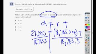 Question 69 - 8th Grade TCAP Practice Test