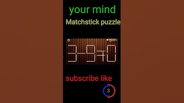 Matchstick Puzzle| Puzzles with Answer|  Only Brilliant Minds can Solve #shortfeed #viral #shorts
